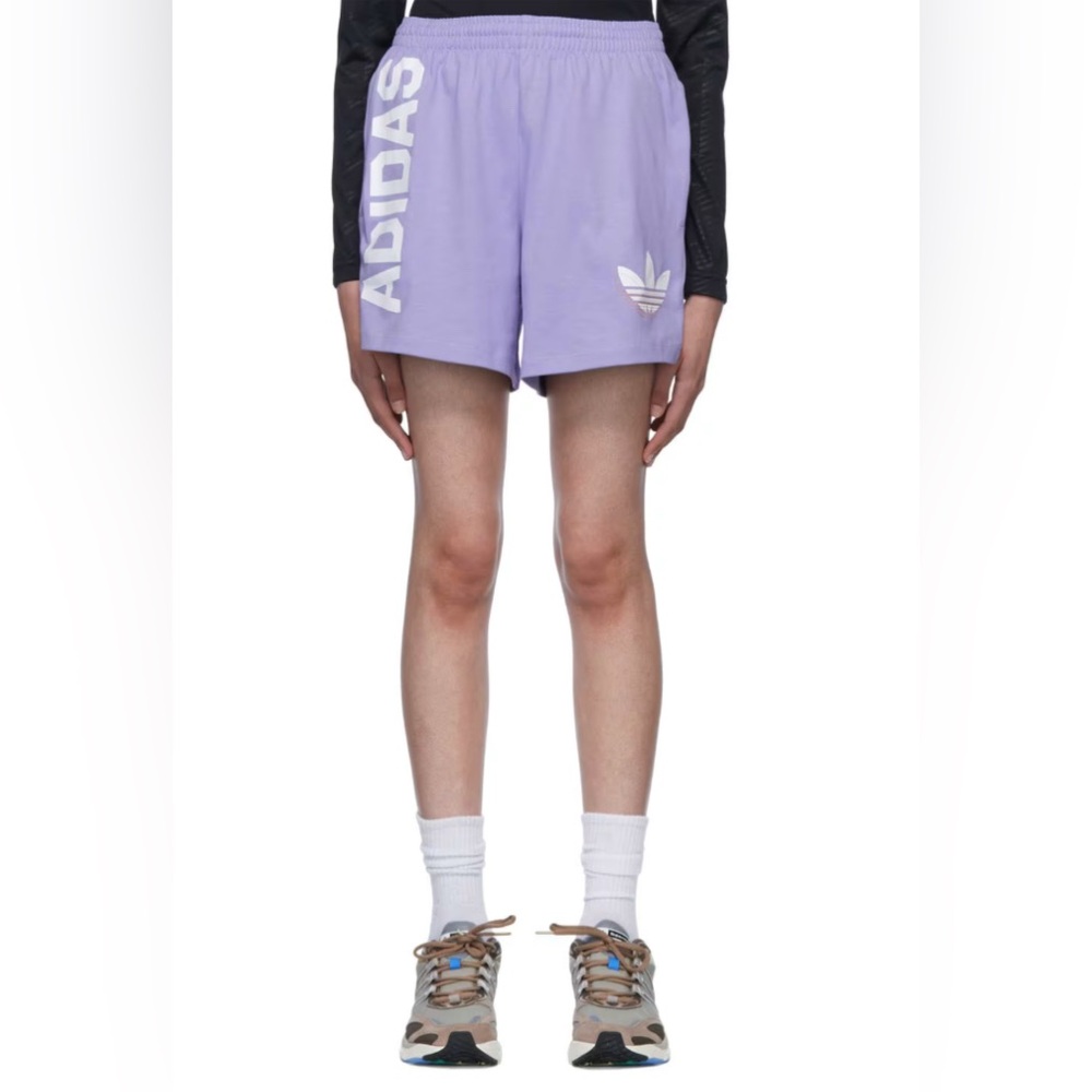 ADIDAS ORIGINALS Purple Streetball Shorts